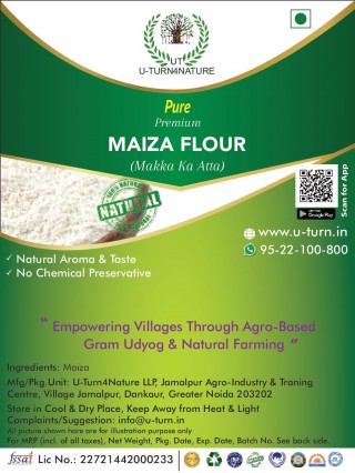 Pure Makka Atta/Maize Flour-100% Natural 