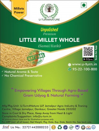 Little Millet Whole/Samai or Kutaki- 100% Natural 
