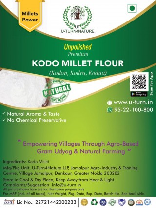 Natural Kodo Millet Flour( Kodon, Kodra, Kodua) 