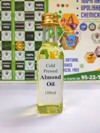 Cold-Pressed Almond Oil,100ml GB- 100% Natural & Virgin