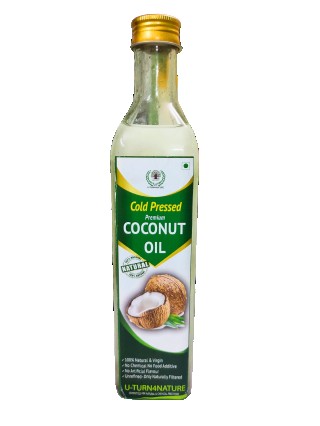 Cold Pressed Coconut Oil, 100% Chemical Free