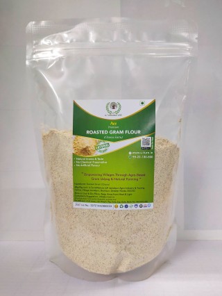 Pure Roasted Gram Flour/ Chana Sattu- 100% Naturally Processed. 